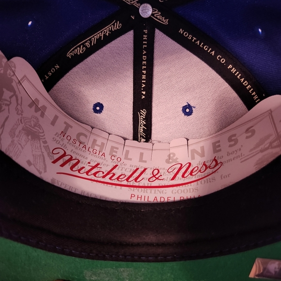 Mitchell & Ness 76ers Philadelphia Sixers Fitted Hat Size 7 3/8 - Picture 6 of 7